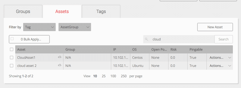 NopSec Cloud Scanner_Asset Information