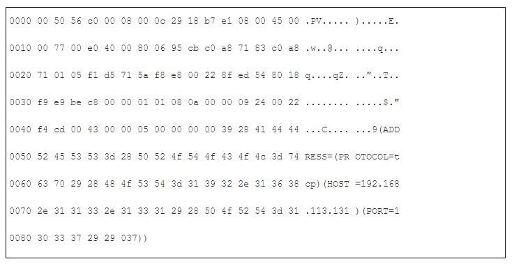 TNS Connect Packet2