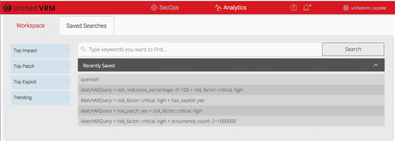 UVRM Analytics Workspace