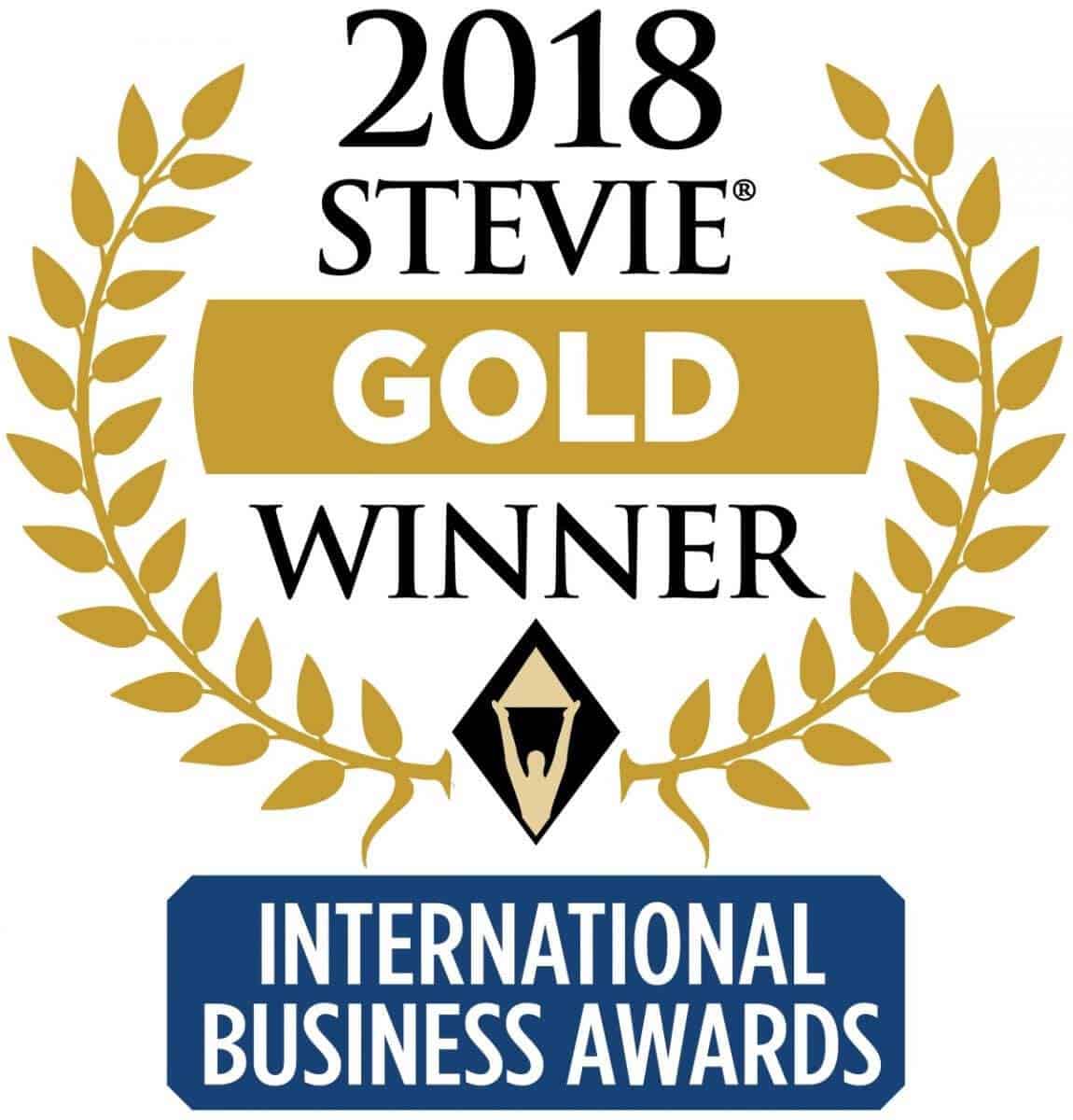 2018 Stevie Gold Winner - International Business Awards