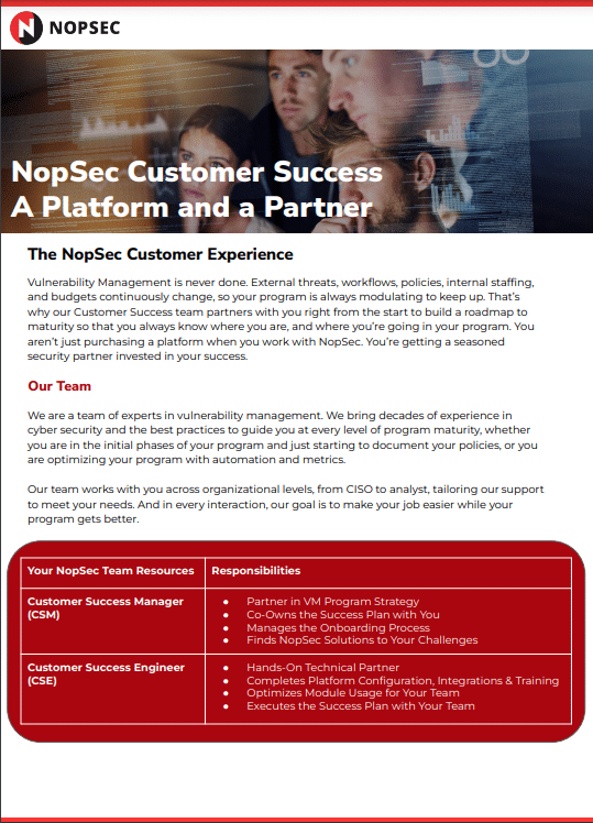 Customer Success Data Sheet Thumbnail