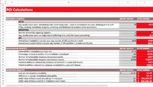 VPT ROI Assessment Table 2 Screenshot